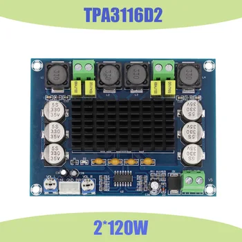 TPA3116D2 Высокомощная Цифровая плата Усилителя мощности XH-M543 Модуль Аудиоусилителя Двухканальный 2x120 Вт D Аудиоусилители