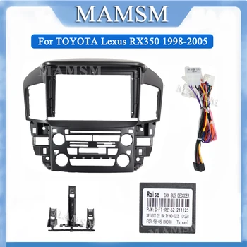 MAMSM 9 дюймов 2 Din Автомобильный Радиоприемник Для TOYOTA Lexus RX350 1998-2005 (LHD) Панель приборной панели Авто Стерео Рамка Пластины