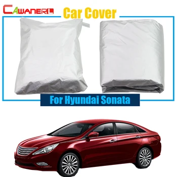 Наружный автомобильный чехол Cawanerl, защита от ультрафиолета, защита от дождя, снега, пылезащитный чехол для Hyundai Sonata Высокого качества!