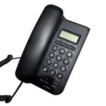 KX-T5006CID Стационарный Бизнес-идентификатор вызывающего абонента Большая Кнопка С Динамиком ЖК-дисплей FSK DTMF Проводной Телефон Для Обратного вызова, Установленный на Стене