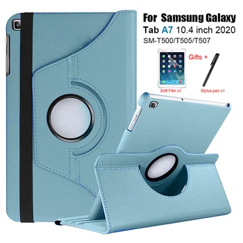 Для Samsung Galaxy Tab A7 10,4 (2020) Чехол-подставка с вращением на 360 градусов SM-T500/SM-T505 Чехол для Tab A7 10,4 дюйма T500 T505 T507