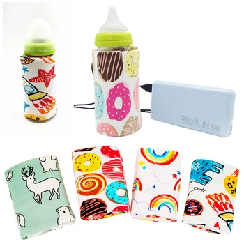 USB-подогреватель для молока и воды, прогулочная коляска, изолированная сумка, подогреватель бутылочек для кормления ребенка
