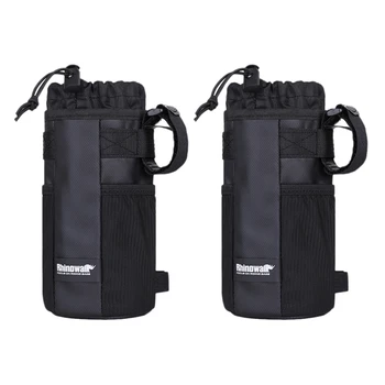 2X Rhinowalk Велосипедная сумка для бутылки с водой, сумка для переноски, сумка для горного велосипеда, сумка для чайника, Переносная изоляционная сумка для чайника на руль