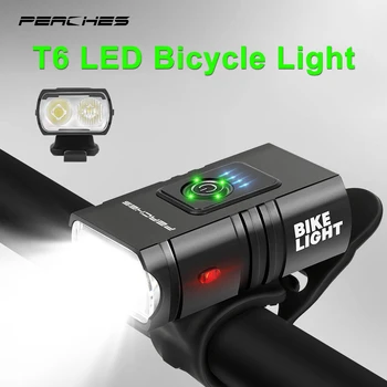Велосипед Передний велосипедный фонарь 1000Lumen LED Аккумуляторная лампа Велосипедный фонарь Велосипедный фонарик MTB фара Велофонарь Передний