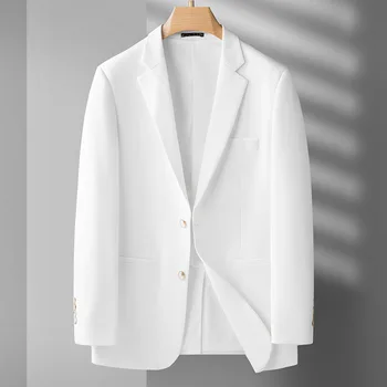 5977-2023 Осенне-зимний новый продукт, мужской костюм, деловой, повседневный, простой, с сеткой, куртка West, мужское верхнее пальто