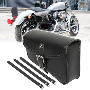 X Autohaux Мотоциклетная Седельная сумка для инструментов, Велосипедная сумка для хранения, чехол из водонепроницаемой искусственной кожи 30x22x10 см