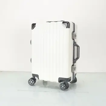 Багажная сетка с вертикальной перекладиной, красный чемодан, ПК, студенческая женская мужская тележка для багажа, универсальное колесо, алюминиевая рама, сейф