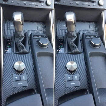 Для Lexus IS300 2013-2019 Внутренняя Центральная панель управления Дверной ручкой 3D/5D Наклейки из углеродного волокна, Наклейки для стайлинга автомобилей, Аксессуары