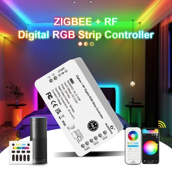Gledopto ZigBee RF светодиодный Пиксельный Контроллер Адресуемая Полоса Управления Светом Динамический Световой Эффект Для WS2811 WS2812 Гибкий DIY