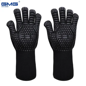 Перчатки для гриля, термостойкие перчатки для барбекю, 500 800, Огнестойкие теплоизоляционные перчатки для микроволновой печи, рукавицы