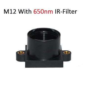 2шт Держатель для крепления M12 с ИК-фильтром 650 нм для объектива M12 Расстояние между отверстиями 20 мм для модуля печатной платы камеры видеонаблюдения