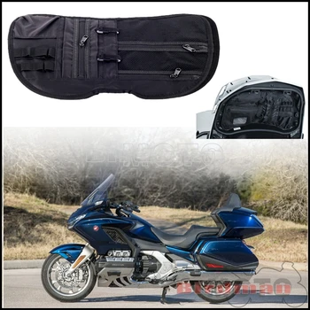 Мотоциклетная Нейлоновая Черная сумка-Органайзер для крышки багажника, сумка для инструментов, чехол для хранения багажа на заднем сиденье для Honda Goldwing GL1800 2018-2021