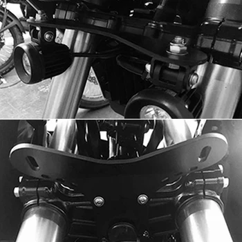 Для Yamaha Tenere 700 World Raid 2022 2023 Противотуманные фары мотоцикла с ЧПУ Вспомогательный фонарь дальнего света Держатель Кронштейна Прожектора Точечный светильник