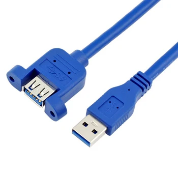 Удлинительный кабель для монтажа на панель USB3.0 A от мужчины к женщине M/F Line 0,6 М 1 М 1,5 М 3 М