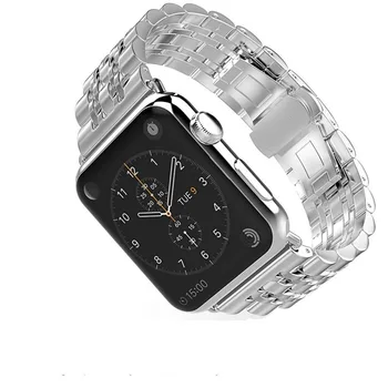 Ремешок для Apple Watch band 44 мм 40 мм 42 мм/38 мм 45 мм 41 мм smartwatch Ремешок для часов из нержавеющей стали браслет iwatch series se 6 4 3 7