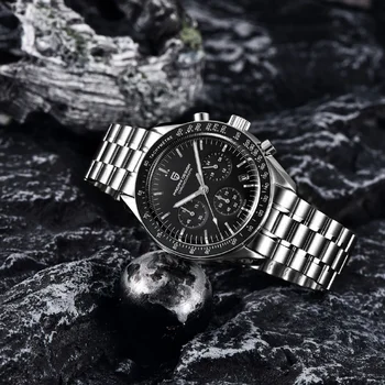 2021 Новые мужские часы PAGANI DESIGN, Роскошные кварцевые часы для мужчин, автоматический хронограф с датой, Сапфировое стекло, VK63 movt, нержавеющая сталь