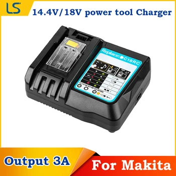 Replacement 3A Charger For Makita 18V BL1830 BL1850 BL1860 14.4V Power Tool Li-ion Battery Adapter зарядное устройство 18650