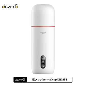 Deerma DEM-DR035 бутылка для воды 350 мл Портативная Электрическая Чашка для воды, посуда для напитков с сенсорным управлением, Термос, Умный чайник для воды