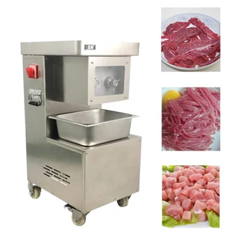 Вертикальный станок для резки мяса мощностью 3000 Вт/220 В, машина для резки мяса весом 500 кг / час