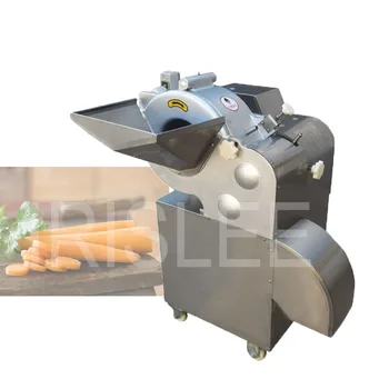 Многофункциональная автоматическая машина для резки, коммерческая Электрическая Машина для резки картофеля, моркови, имбиря, овощерезка
