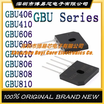 GBU406 GBU410 GBU606 GBU608 GBU610 GBU806 GBU808 GBU810 Выпрямитель с плоским мостом Выпрямитель с пассивированным стеклом