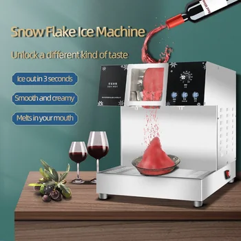 Корейская машина для производства молочного льда / машина для производства снежинок Bingsu Machine для приготовления снежного мороженого для кофе /чая с молоком / ресторана