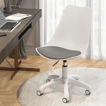 Роскошное дизайнерское офисное кресло с поворотным подъемником, роскошное офисное кресло с подушкой в скандинавском стиле, игровые колеса, офисная мебель Silla De Gamer