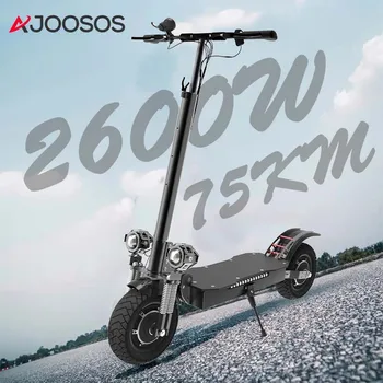 AJOOSOSOS X700 Электрический Скутер 60 В Двухмоторный 75 км/ч Электрические Скутеры EABS 10 