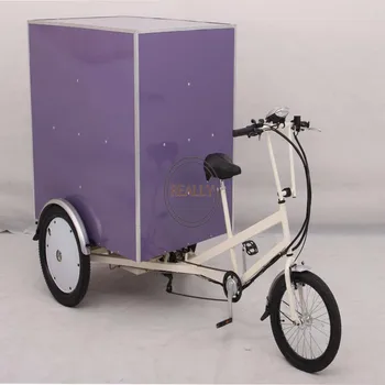 Тележка для перевозки багажа на трехколесном велосипеде для взрослых с CE