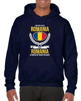 Румыния, мое сердце принадлежит Румынии Страна Любви Топ 2019 Мужская Мода Персонаж Фитнес Толстовки Кофты