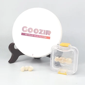 Лучший Продаваемый Зубной Материал GOOZIR Многослойный Циркониевый Блок 3D Для CAD/CAM В Стоматологической Лаборатории