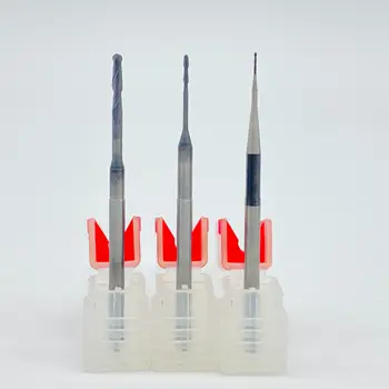 Zirkonzahn Хвостовик 3 мм CVD Стоматологические фрезерные инструменты с алмазным покрытием Cadcam Burs 0,5 мм 1,0 мм 2,0 мм
