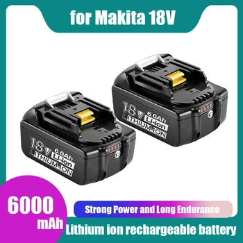 Для Makita 18V 6000mAh Аккумуляторная Батарея для Электроинструментов со светодиодной литий-ионной Заменой LXT BL1860B BL1860 BL1850 BL1830