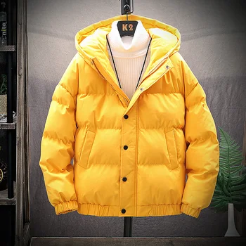 Зимняя мужская куртка с хлопчатобумажной подкладкой 2023, мужская куртка с хлопчатобумажной подкладкой на молнии, мужская повседневная мужская куртка с хлопчатобумажной подкладкой