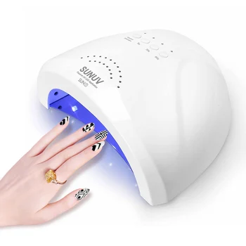 SunOne 48 Вт УФ-лампа для ногтей, 30 шт., Светодиодная лампа, Сушилка для Геля для ногтей, Машина для сушки Гелей для маникюра, Оборудование для домашнего использования, Салон для ногтей