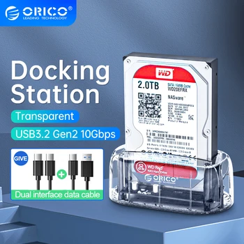 ORICO Прозрачная док-станция для жесткого диска 3,5 