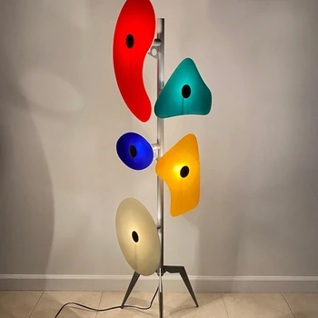 Дизайнерский торшер для спальни, креативный орбитальный торшер Foscarini, угловой прикроватный светильник для гостиной, художественный акриловый абажур, стоячий светильник