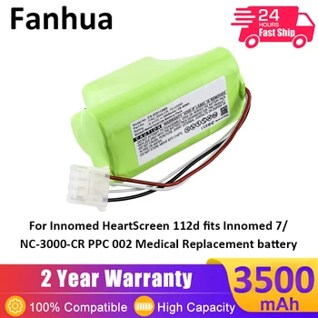 Батарея Fanhua для Innomed HeartScreen 112d подходит для Innomed 7/NC-3000-CR PPC 002 Медицинская сменная батарея 3500 мАч/29,40 Втч