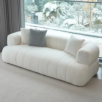 Мягкий диван Relax современного дизайна, роскошный японский кремовый угловой диван Nordic Italiano, садовый диван Inflavel, мебель для салона LJYXP