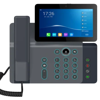 Флагманский видеотелефон V67 Smart Touch с системой Android 9,0, 7-дюймовый видеотелефон с большим экраном, может подключаться к Wi-Fi a