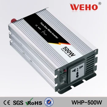 (WHP-500-) Новый 12 В 24 В 48 В постоянного тока до 110 В 220 В переменного тока 500 Вт 50 Гц 60 Гц Чистый синусоидальный Инвертор USB