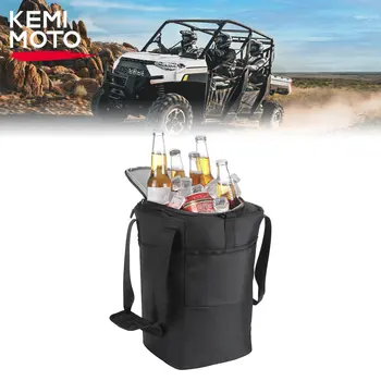 Сумка для хранения охладителя напитков KEMIMOTO UTV 12Л/3,2 галлона Под сиденьем, Совместимая с Polaris Ranger CREW 1000, XP 1000 2017-2023, теплая сумка