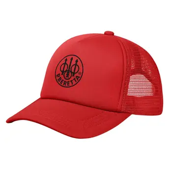 Кепка для дальнобойщика с логотипом Beretta, популярные сетчатые бейсболки, Полиэстеровая кепка для папы-дальнобойщика, дышащая гоночная кепка высокого качества