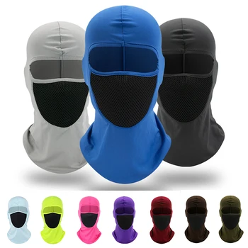 Летняя дышащая маска на все лицо, мотоциклетная балаклава для мужчин и женщин, спортивный пылезащитный ветрозащитный шарф, головной убор