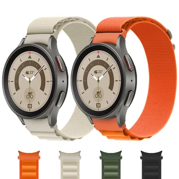 Ремешок Alpine Loop для Samsung Galaxy Watch 5 Pro 45 мм 4 Classic 4246 мм watch 3 active 2 22 мм 20 мм Нейлоновые часы 45 44 мм 40 мм