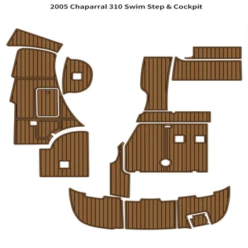 2005 Chaparral 310 Плавательная Платформа Кокпит Лодка EVA Пена Палуба Из Тикового дерева Коврик Для пола