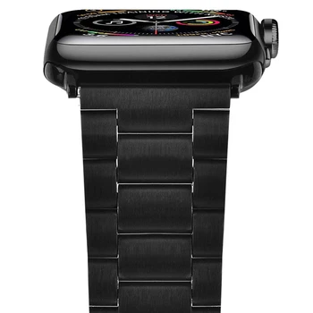 Совместимый для Apple Watch Ремешок 42 мм 44 мм 38 мм 40 мм Металлический Браслет из нержавеющей Стали для Apple Watch iWatch Series 5 4 3 2 1 Ремешки