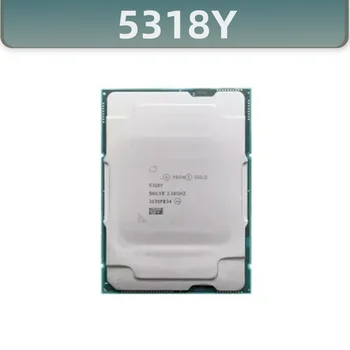 Процессор Xeon Gold 5318Y SRKXE 24C/48T 36M Кэш 2,10 ГГц основная частота FCLGA4189 для серверной материнской платы C621A Чипсет