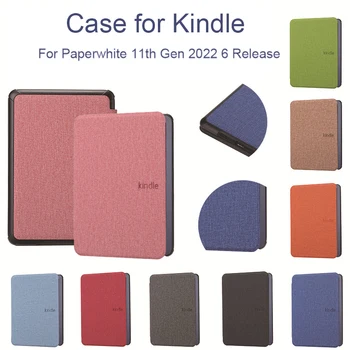 Чехол для электронной книги для 6 ”Совершенно нового Kindle (2022 года выпуска) Paperwhite 11-го поколения, 6-дюймовый чехол с функцией автоматического режима сна /пробуждения, чехол Funda Smart Case