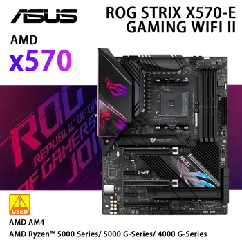 Материнская плата ASUS ROG STRIX X570-E GAMING WIFI IIAMD X570 ATX gaming поддерживает PCIe 4.0, 12 + 4 модуля питания и WiFi 6E